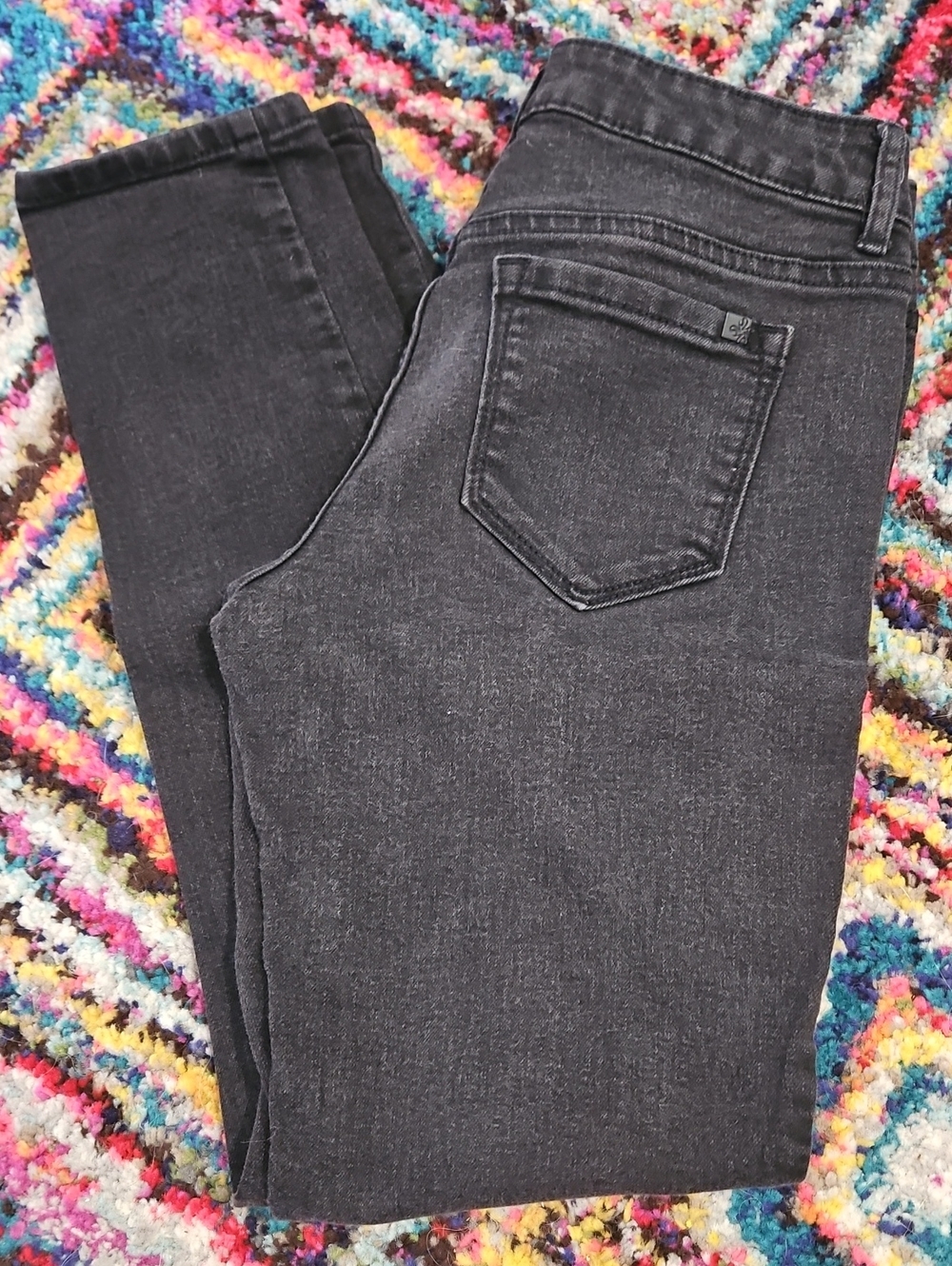Simply Vera Vera Wang Women's Charcoal Skinny Jeans